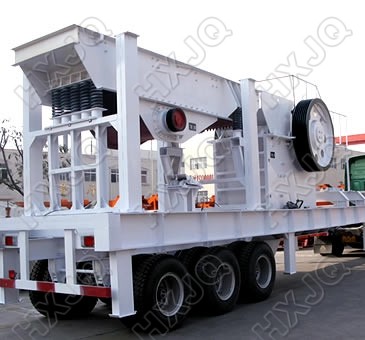 mobile crushing plant