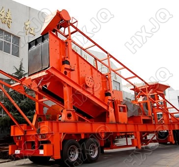 mobile crushing station