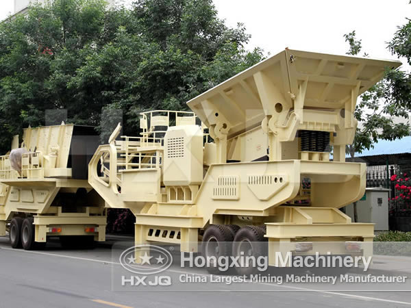 mobile crushing station